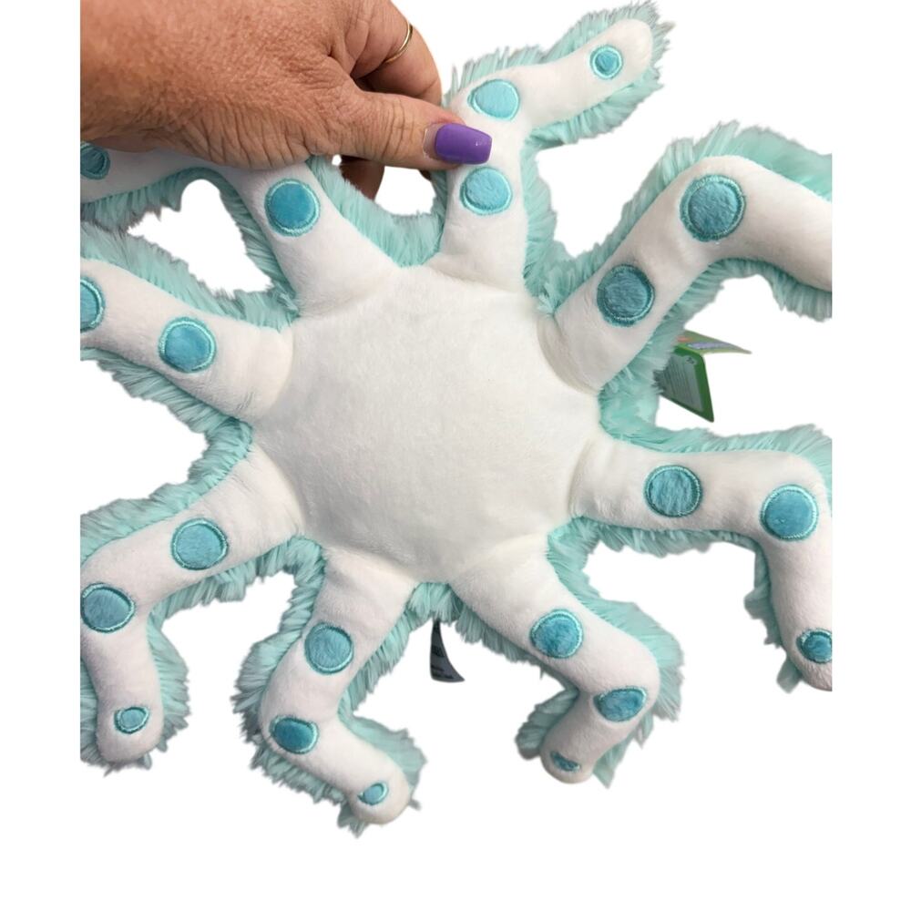 Mini Squishable Mint Octopus Plush NWT Cute Kawaii Soft Toy - Picture 3 of 6